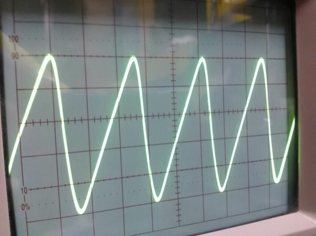 Forma de onda del transmisor con PCL805