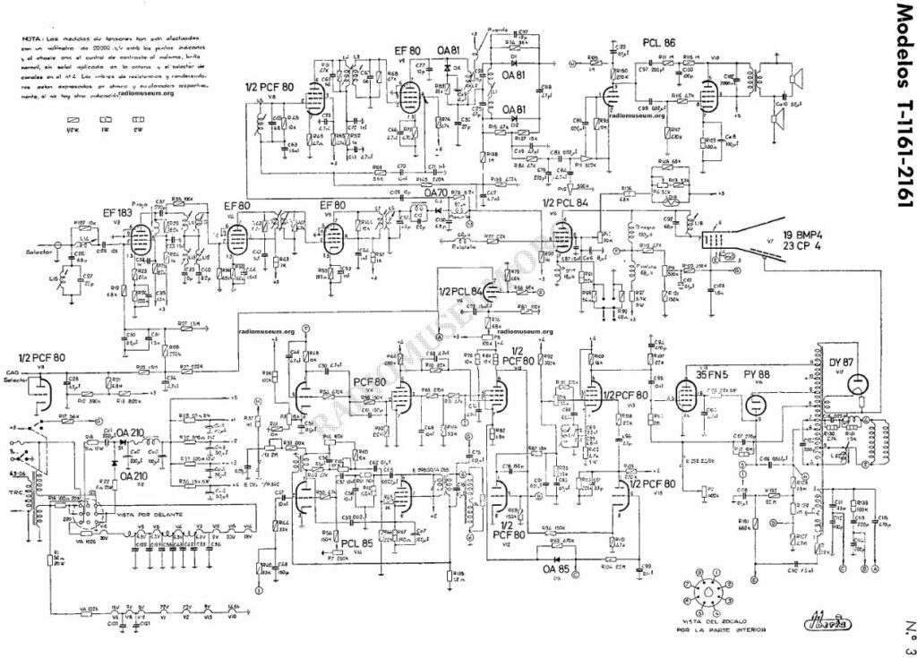 Esquema del televisor Iberia T-2161