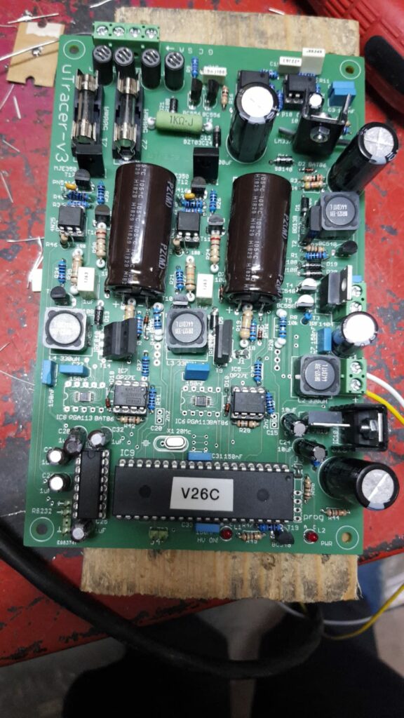 Placa construida del µTracer3+