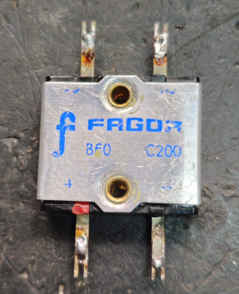 Rectificador de selenio B60C200 del Vieta A-225